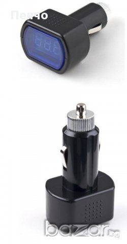 Тестер за акумулатор с Led дисплей Дигитален волтметър за кола без монтажи мобилен за запалка, снимка 5 - Аксесоари и консумативи - 13481879