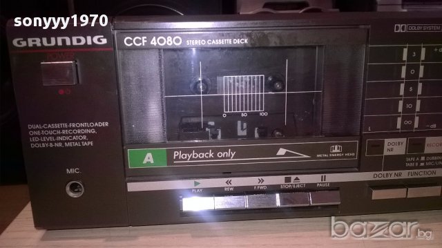 Grundig ccf 4080 deck 13v-внос швеицария, снимка 4 - Ресийвъри, усилватели, смесителни пултове - 15152931