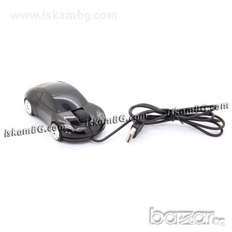 Мишка под формата на кола Порше - Черна код ПОРШЕ-черна, снимка 4 - Клавиатури и мишки - 13476512
