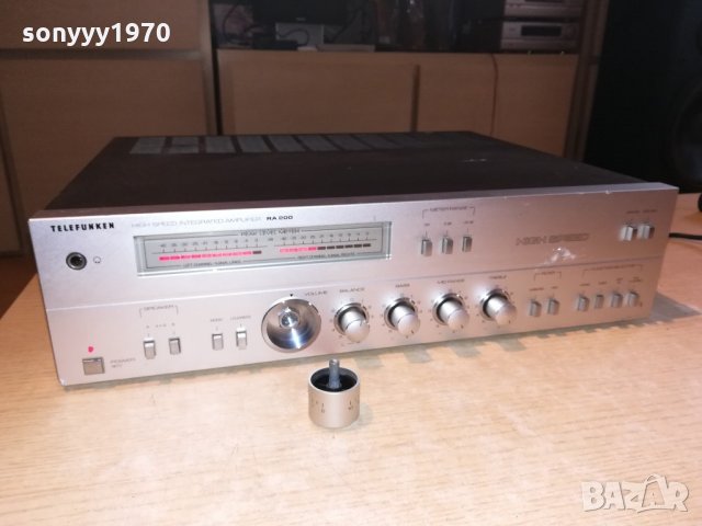 telefunken ra200-amplifier-внос швеицария, снимка 2 - Ресийвъри, усилватели, смесителни пултове - 21652857