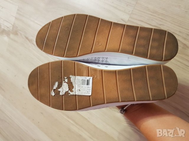 Нови обувчици естествена кожа /38, снимка 4 - Дамски ежедневни обувки - 25813469
