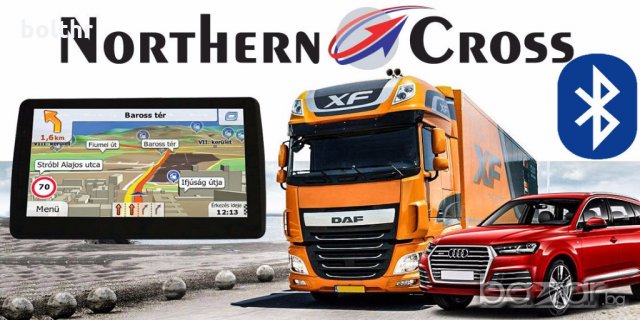 GPS НАВИГАЦИЯ NORTHERN CROSS NC-712S EU FM BT AV IN LIMITED EDITION, снимка 2 - Навигация - 19357384
