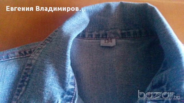 Дънков сукман+подарък елече, снимка 4 - Детски панталони и дънки - 10640942