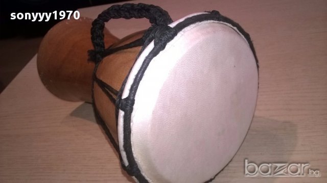 Тарамбука 20/14см с оплетка и дръжка-внос швеицария, снимка 9 - Антикварни и старинни предмети - 14697626