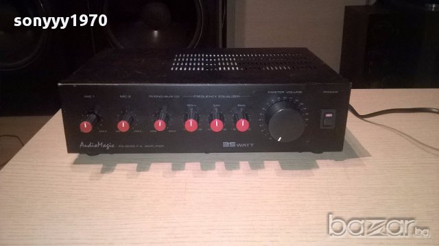 Audio magic pa-2042 profi amplifier-mono-внос швеицария, снимка 6 - Ресийвъри, усилватели, смесителни пултове - 15259581