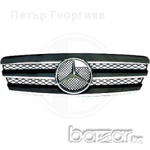 Решетка за Mercedes W211 E-Class (2002-2006) - CL Look черна