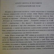 Книга "Септемврийски рози - Андре Мороа" - 226 стр., снимка 3 - Художествена литература - 8466873