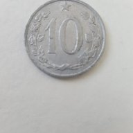 Монета От 10 Чехословашки Хелера От 1966г. / 1966 10 Czechoslovakia Hellers Coin KM# 49.1, снимка 1 - Нумизматика и бонистика - 15673104