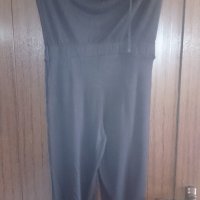 Черен памучен гащеризон H&M размер 146см, снимка 2 - Детски панталони и дънки - 22599270