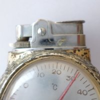 Стара газова запалка с термометър, снимка 4 - Други ценни предмети - 22409609