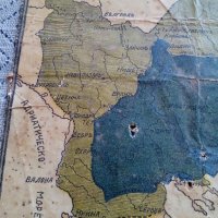 Стара карта на Балканите, снимка 2 - Антикварни и старинни предмети - 22056555