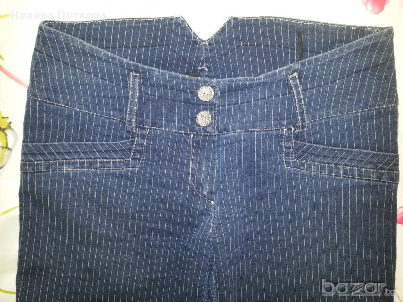 Панталон дамски летен - три четвърти, тип дънки, снимка 1