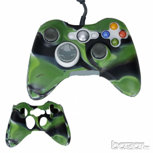 Протектор (силиконов) скин за Xbox360 контролери - камуфлаж, снимка 1