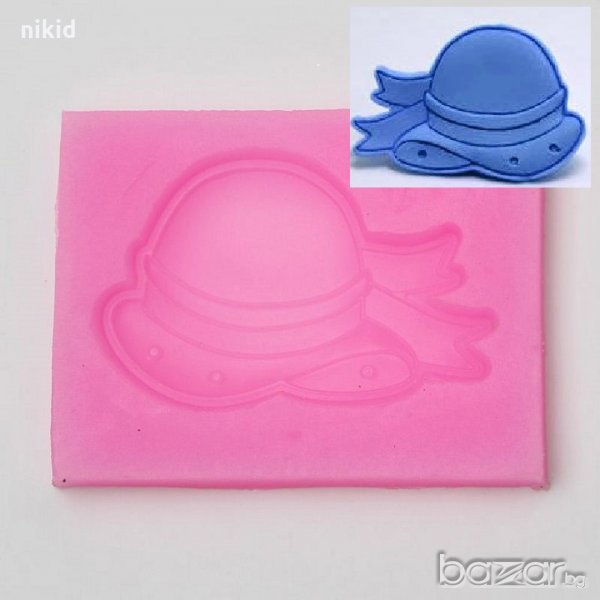 дамска шапка Барета силиконов молд форма за декорация торта фондан шоколад и др, снимка 1