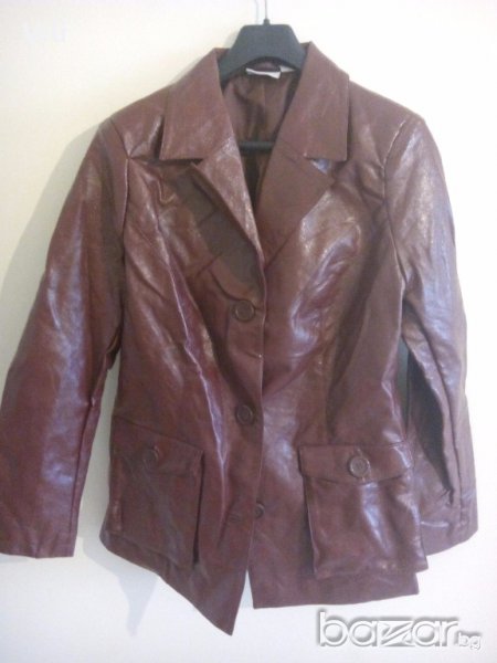 Дамско сако - еко кожа - висококачествена - като ново !, снимка 1