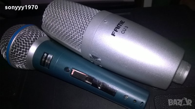 shure & fame microphone-внос швеицария, снимка 1