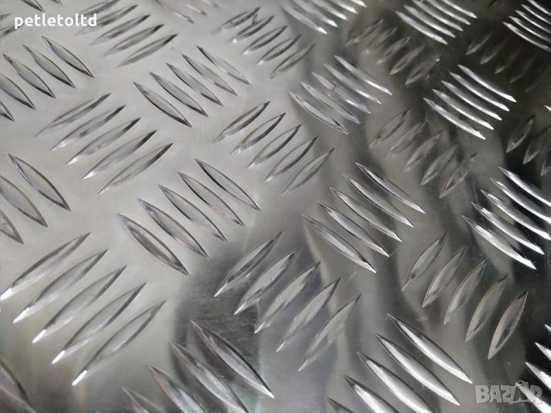 Алуминиева ламарина 3 мм ; 1000 мм Х 2000 мм (рифелова), снимка 1