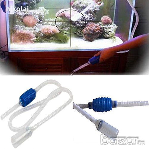 Ръчна помпа за почистване на аквариум, снимка 1