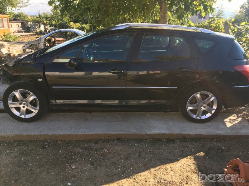 Оригинални лети алуминиеви джанти Peugeot 407 Пежо 407 Peugeot407 Пежо407 17 цола с гуми 205 55 17, снимка 1