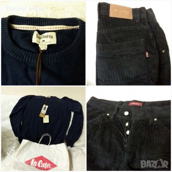  Пуловер LeeCooper .джинси  BVLGARI., снимка 1