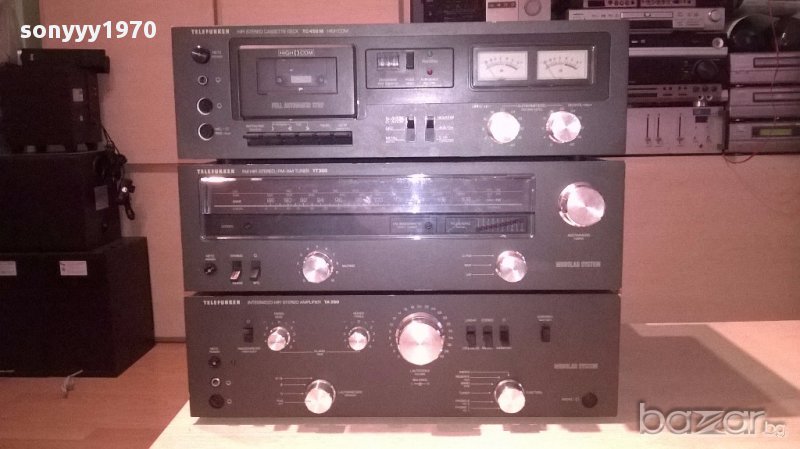 telefunken-tuner+deck+amplifier-ретро комплект-внос швеицария, снимка 1