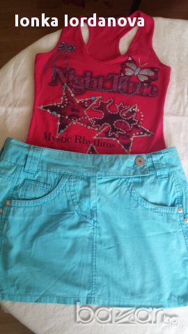 2 броя потници и пола, размер М, снимка 1