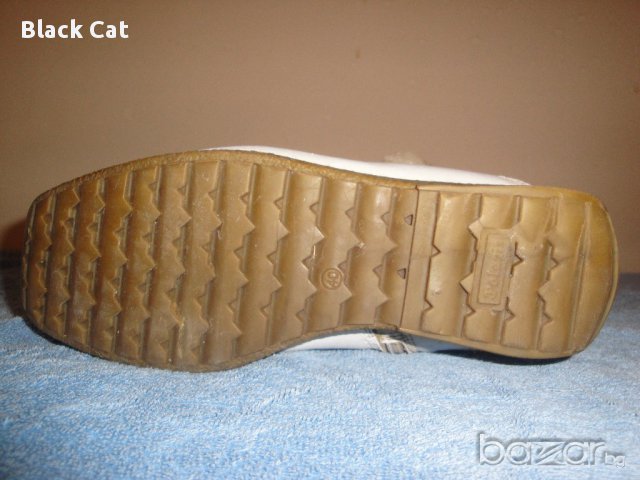 Бели кожени дамски ботуши (тип апрески) "Polaris" ("Поларис"), естествена кожа и агнешка вълна, боти, снимка 11 - Дамски ботуши - 16393998