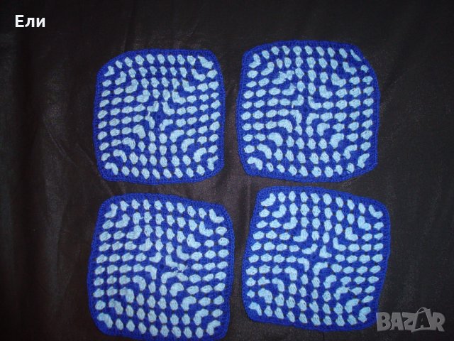 Подложки за чаши ръчно плетени, снимка 2 - Декорация за дома - 22542021