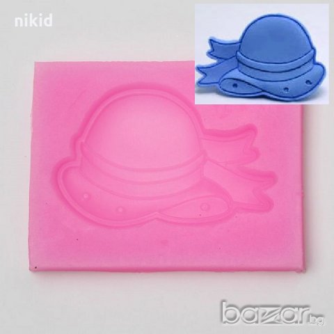 дамска шапка Барета силиконов молд форма за декорация торта фондан шоколад и др