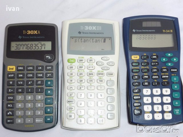 Калкулатори Texas Instruments TI-, снимка 2 - Друга електроника - 17999784