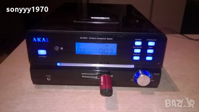 akai qx-6005l cd tuner amplifier usb sd card-внос швеицария, снимка 6 - Ресийвъри, усилватели, смесителни пултове - 24036376