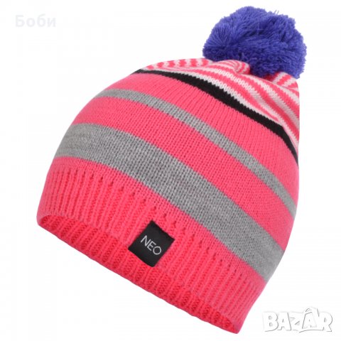 Adidas Neo Pom Pom - дамска зимна шапка 2 цвята, снимка 2 - Шапки - 23661778