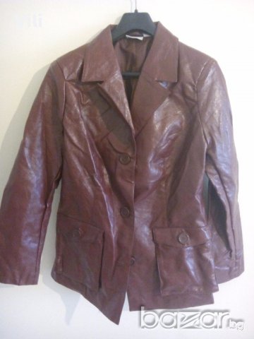 Дамско сако - еко кожа - висококачествена - като ново !