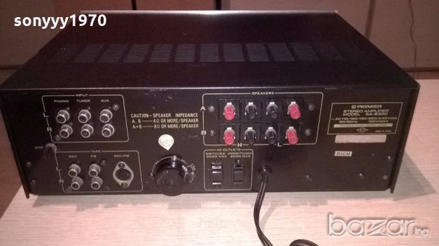 ПОРЪЧАН-pioneer sa-6300 stereo amplifier-made in japan-внос швеицария, снимка 16 - Ресийвъри, усилватели, смесителни пултове - 18708221