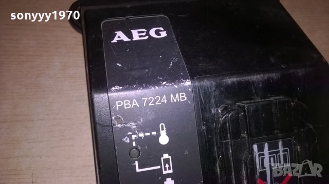 aeg battery charger 7.2-24v/1.8a-внос швеицария, снимка 6 - Винтоверти - 23513885