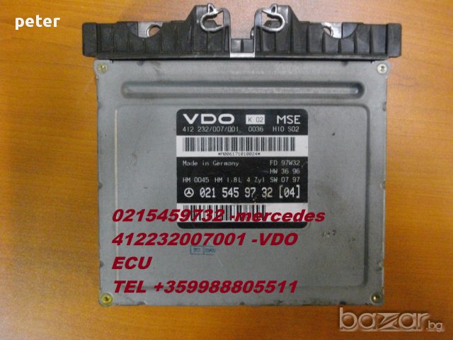 A0001511379 0281010222 Bosch Mercedes C Class W202 Engine Control Unit , снимка 18 - Части - 10538589