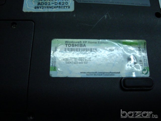 Toshiba Satellite L10-119, снимка 11 - Лаптопи за дома - 7378914
