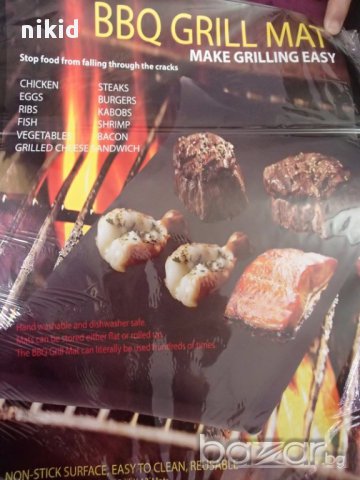 незалепващо Фолио за печене грил скара БАРБЕКЮ тефлонова тефлонови, снимка 3 - Други - 14228171