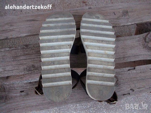 Кожени сандали от телешки бокс., снимка 6 - Сандали - 25692284