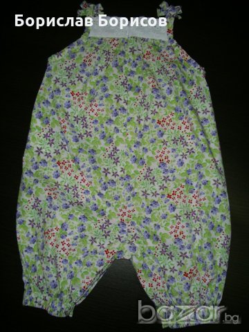  Отличен гащеризон 2-4мес. с шапка 4-6мес., снимка 4 - Бебешки гащеризони - 18591084