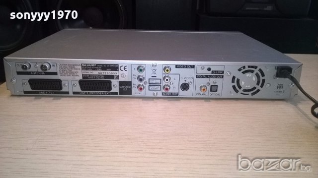 Sharp dv-hr450s-hdd/dvd recorder/hard disc-внос швеицария, снимка 8 - Ресийвъри, усилватели, смесителни пултове - 14665399
