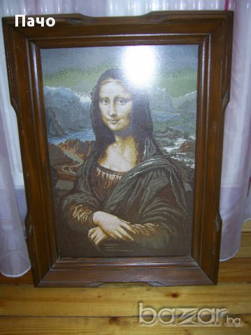 Гоблен "Мона Лиза", снимка 1 - Гоблени - 15448710