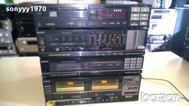 sony cdp-35+ta-v50+st-v50l+tc-v50w-made in japan-внос швеицария