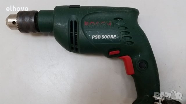 Бормашина ударна BOSCH PSB 500 RE, снимка 5 - Бормашини - 25665653