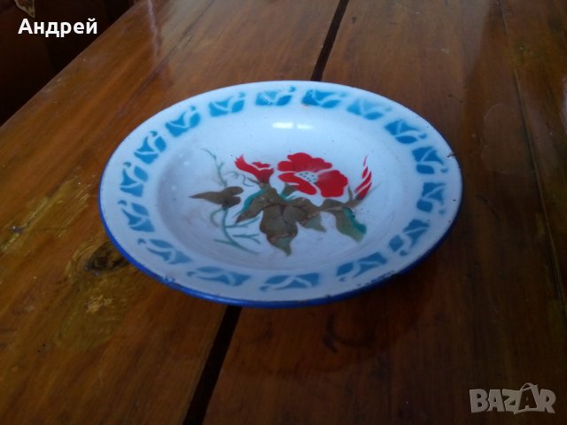 Стара емайлирана паница #2