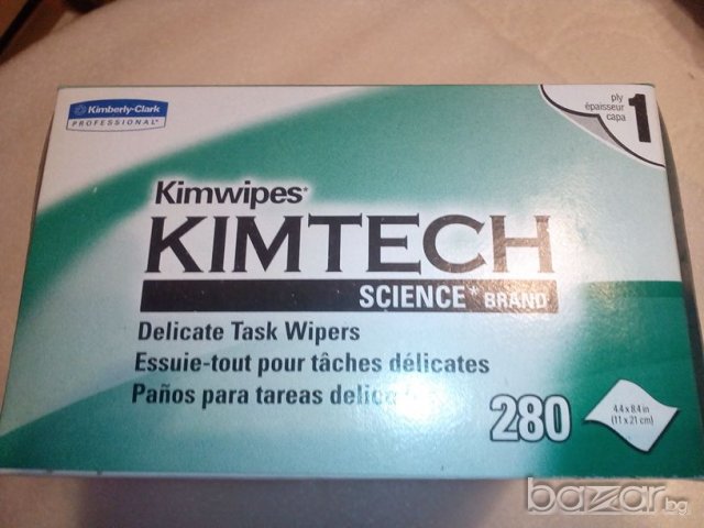 Безвлактнести кърпички Kimwipes KIMTECH , снимка 2 - Обективи и филтри - 20652077