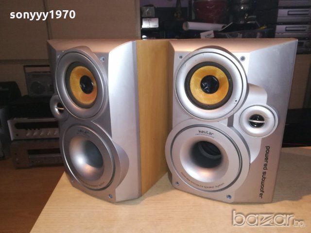kevlar 3way-with subwoofer-a3500-2x90w/6ohm-внос франция, снимка 6 - Тонколони - 20775417
