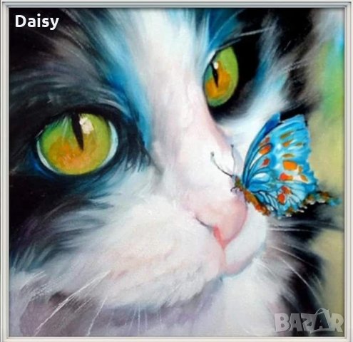 Диамантен гоблен "Сладко коте"