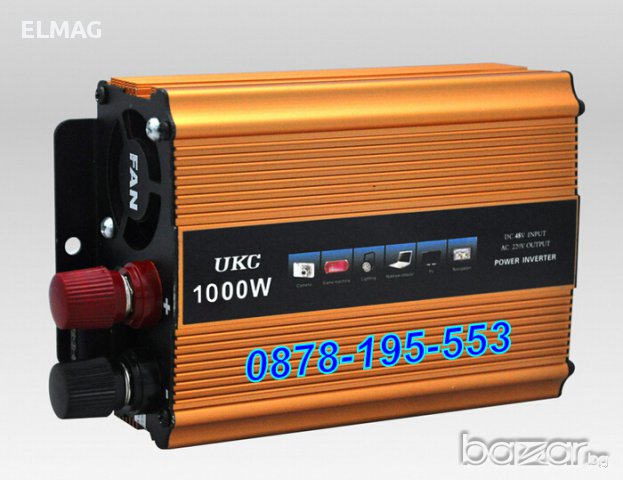  ИНВЕРТОРИ "UKC" от 100W до 5000W,12V и 24v /220v , снимка 9 - Друга електроника - 16524802