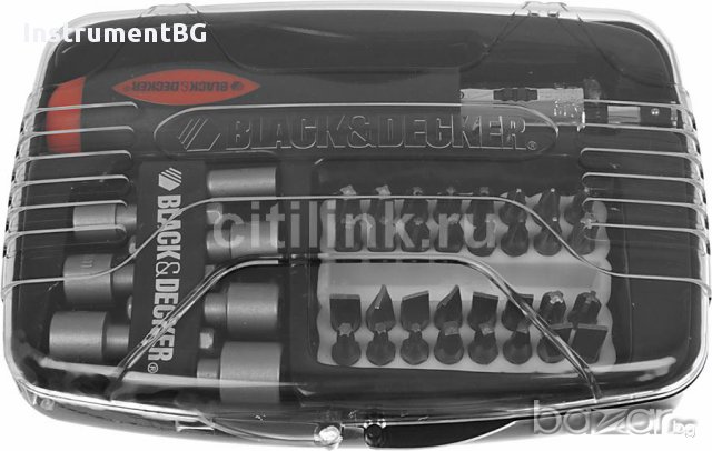 К-т накрайници и битове Black & Decker / 40 части, снимка 2 - Други инструменти - 12644322